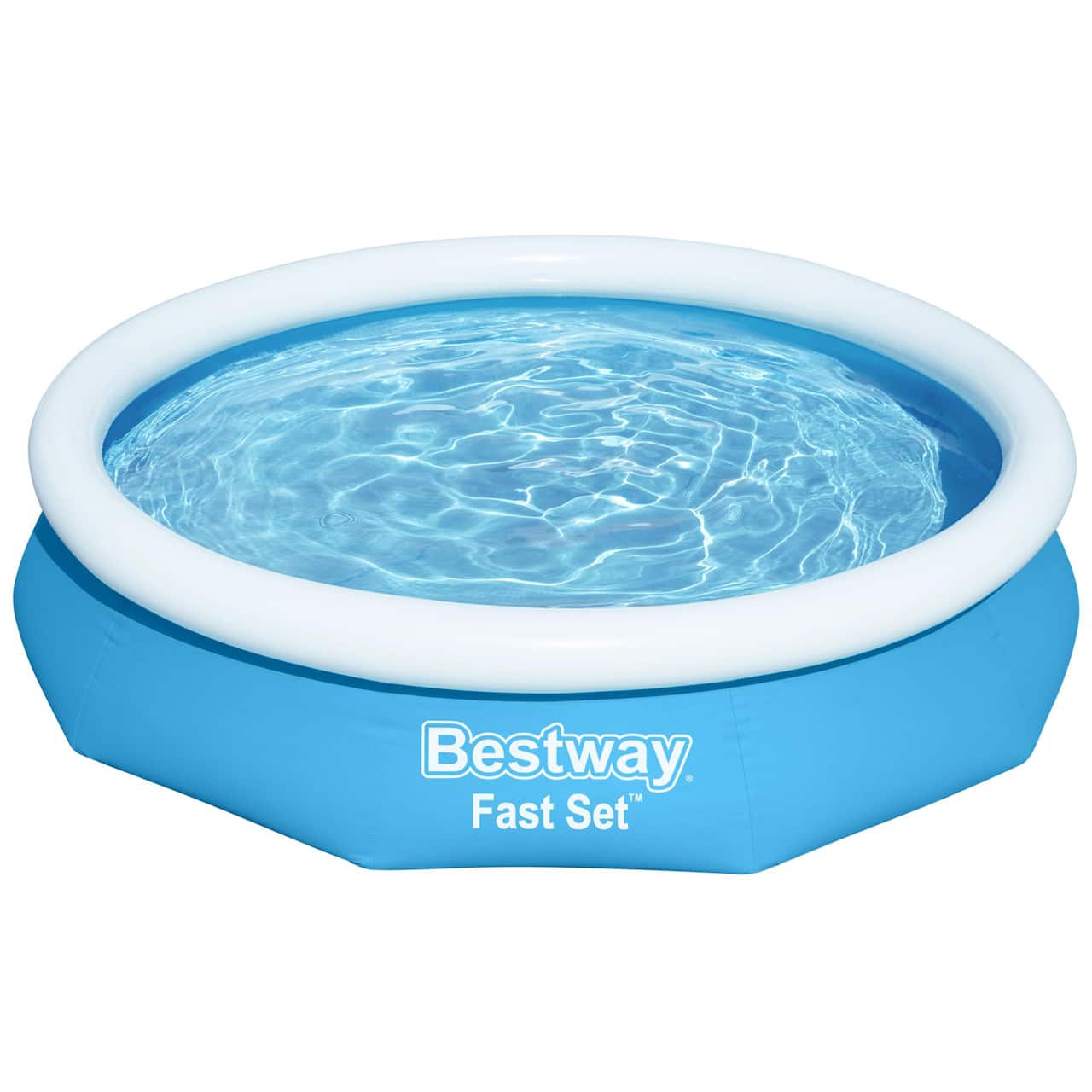 Bestway Fast Set 10ft. Wide Round Inflatable Pool Set